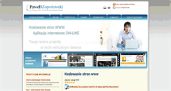 Desktop Screenshot of pklopotowski.pl